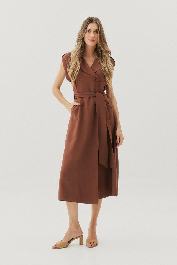 Vestido Alf Visc Transp Botoes Martingale-Imagem 4