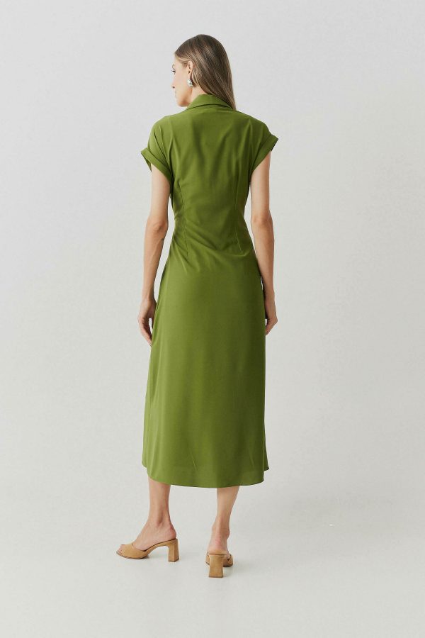 Vestido Crepe Amarracao Lateral-Imagem 4
