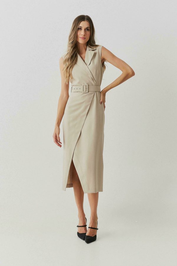 Vestido Alf Viscose Transp Gola Dupla Cinto-Imagem 6