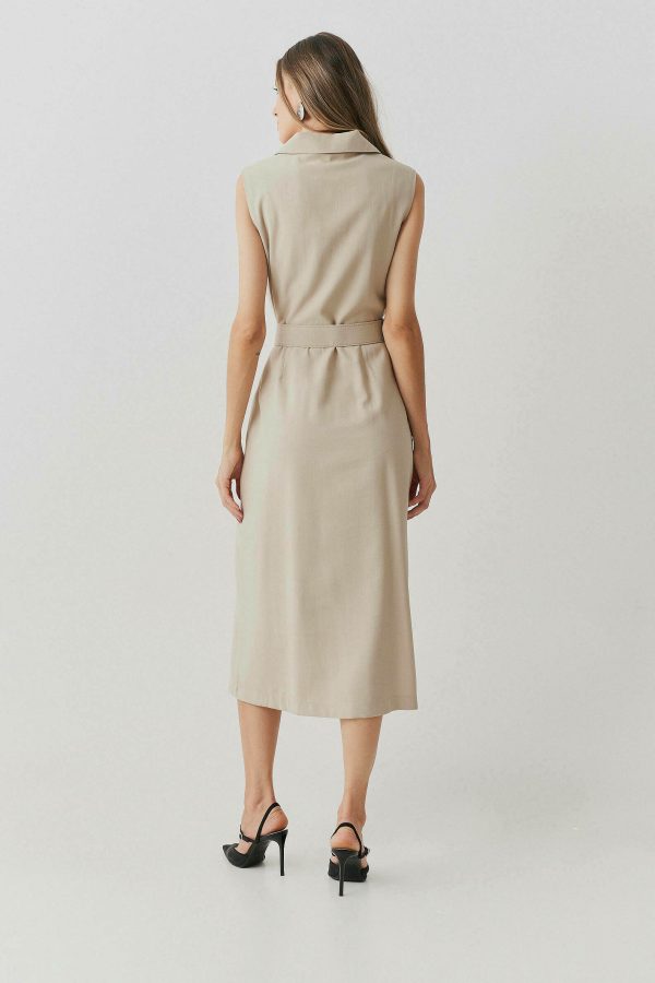 Vestido Alf Viscose Transp Gola Dupla Cinto-Imagem 8