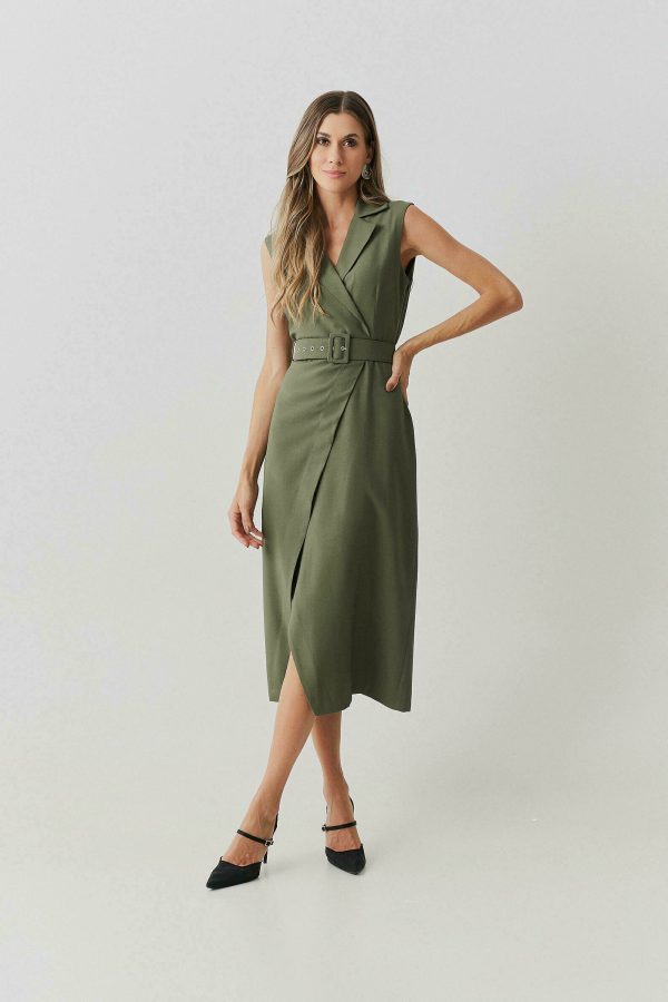 Vestido Alf Viscose Transp Gola Dupla Cinto-Imagem 13