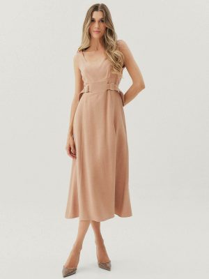 Vestido Alf Piquet Alca Fivela Cintura