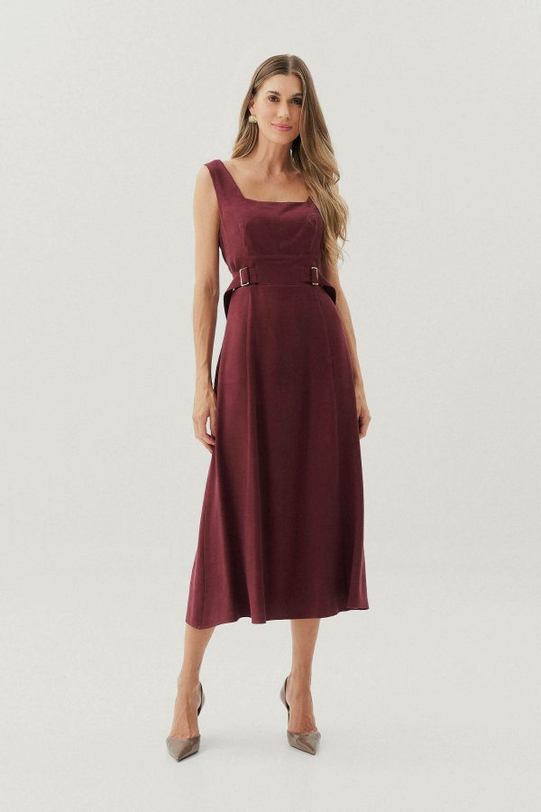 Vestido Alf Piquet Alca Fivela Cintura-Imagem 4