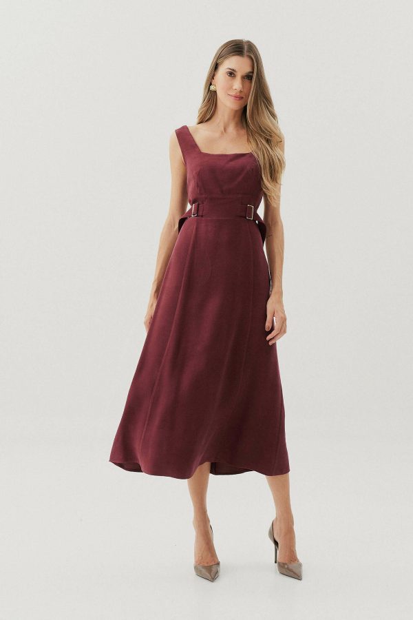 Vestido Alf Piquet Alca Fivela Cintura-Imagem 7
