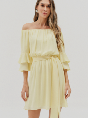 Vestido Crepe