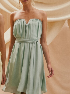 Vestido Crepe