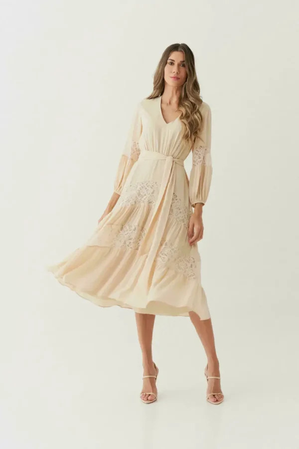 Vestido Crepe