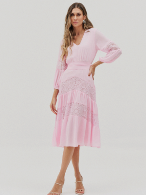 Vestido Crepe