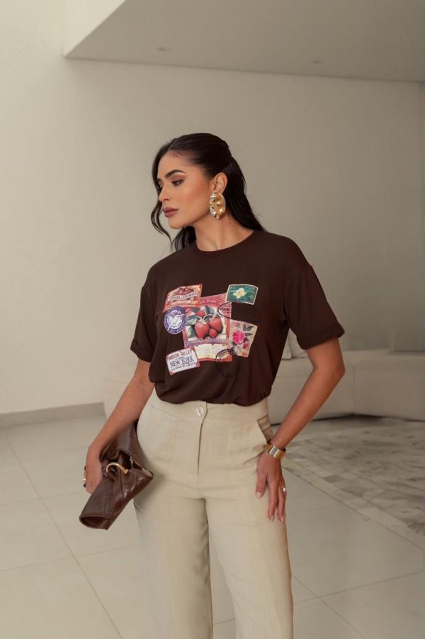 Blusa Estampa Morango