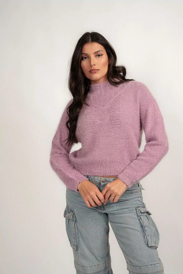 Blusa tricot angorá
