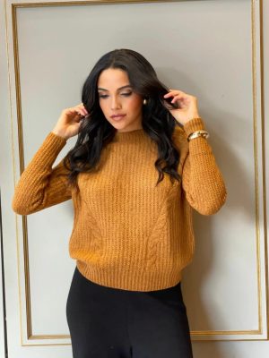 Blusa Tricot Trançado