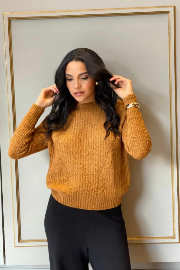 Blusa Tricot Trançado