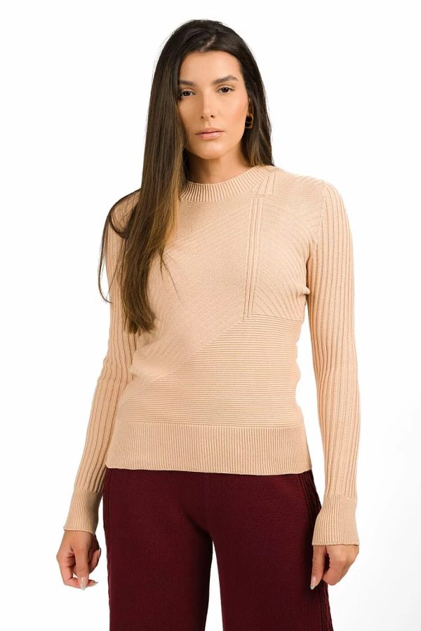 Blusa Tricot Basic Com Detalhe-Imagem 2