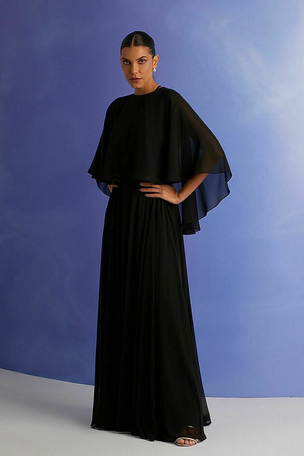 Capa De Chiffon Rodada