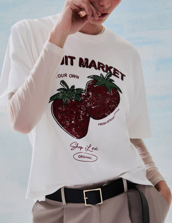 T Shirt Morango.-Imagem 3