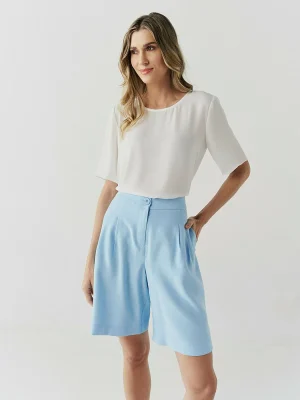 Blusa Crepe 1/2 Manga Basica