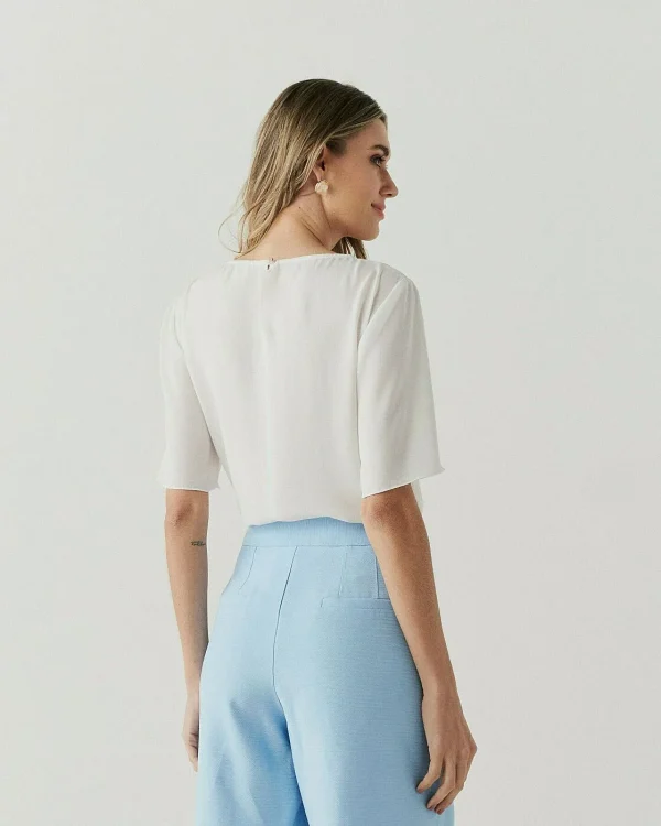 Blusa Crepe 1/2 Manga Basica-Imagem 4