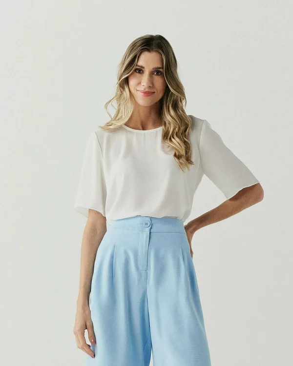 Blusa Crepe 1/2 Manga Basica-Imagem 5