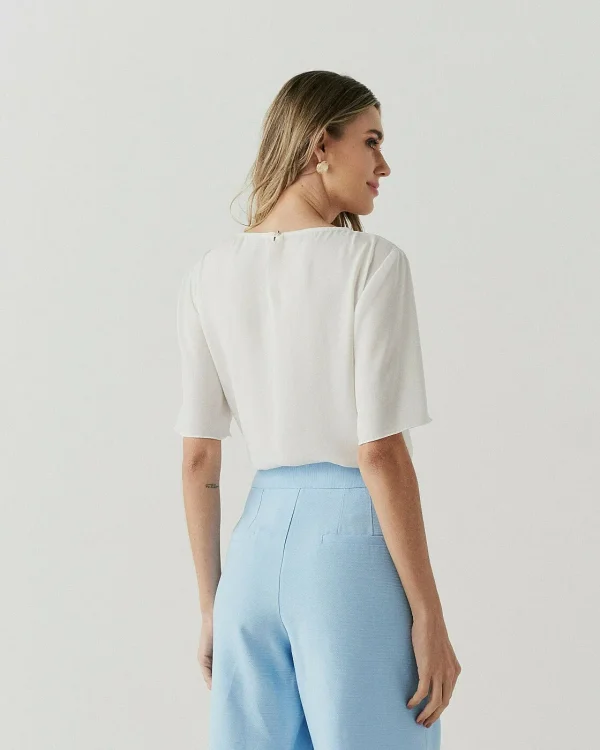 Blusa Crepe 1/2 Manga Basica-Imagem 7