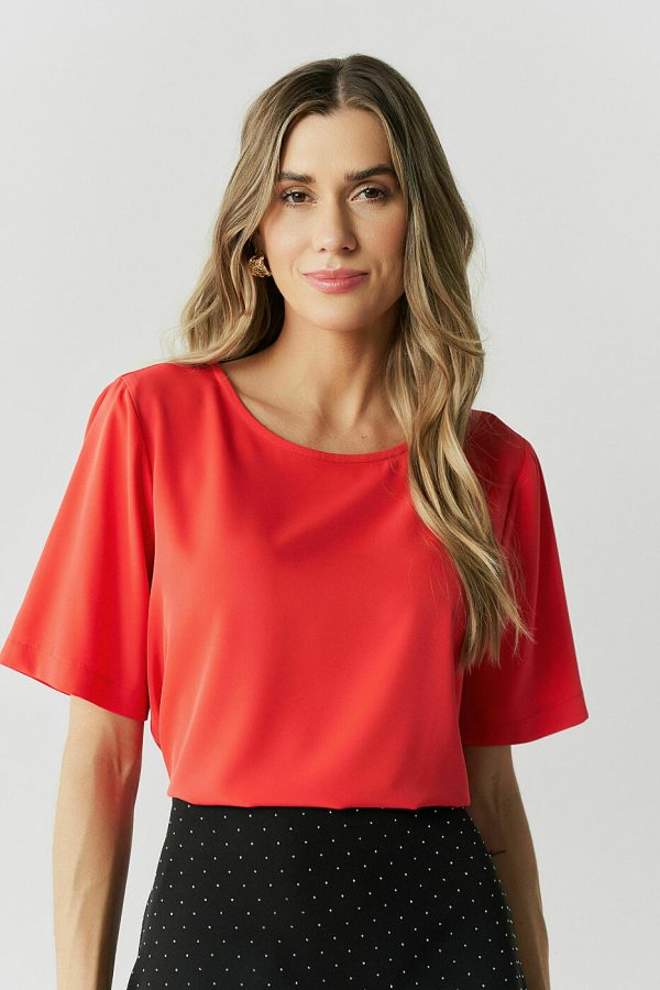 Blusa Alf Crepe 1/2 Manga Basica-Imagem 5