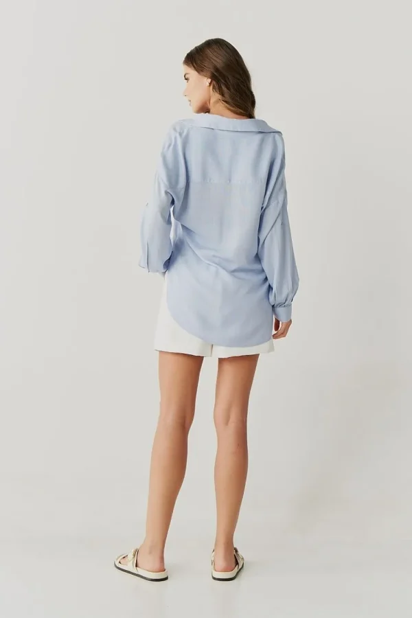 Camisa Over Linho Stripe Lurex Martingale-Imagem 4