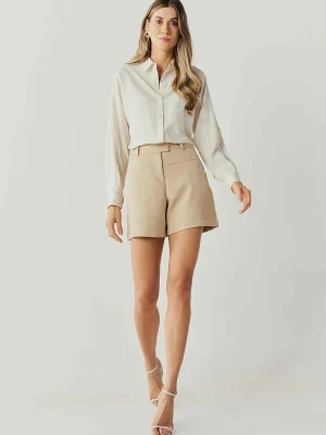 Camisa Over Linho Lurex Martingale