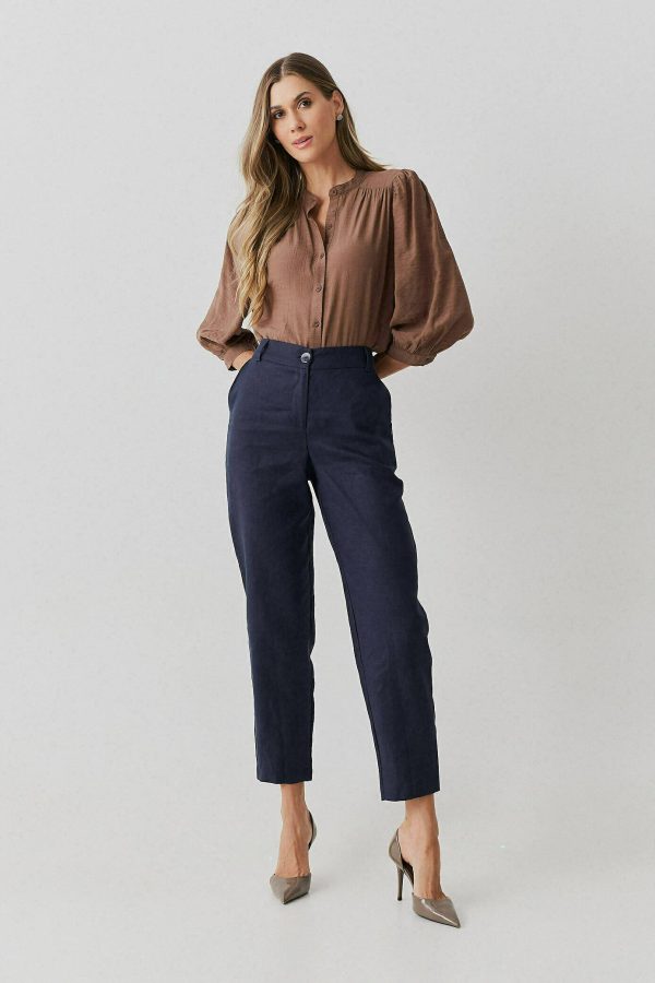 Camisa Visc Textura Gola Padre-Imagem 3