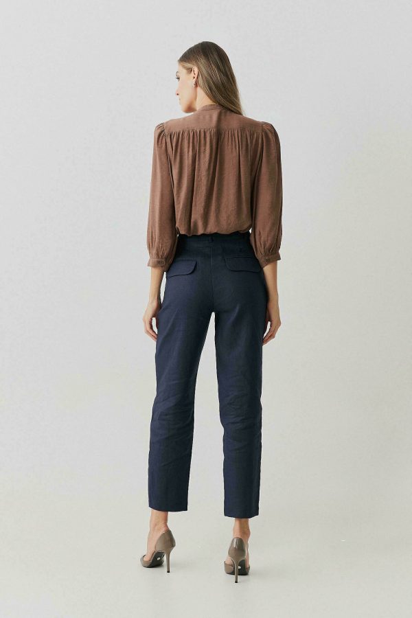Camisa Visc Textura Gola Padre-Imagem 2