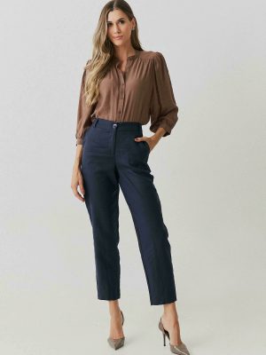 Camisa Visc Textura Gola Padre