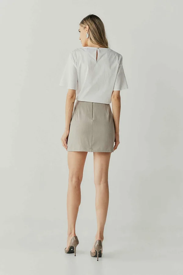 Blusa Tricoline Mg Curta Basica-Imagem 6