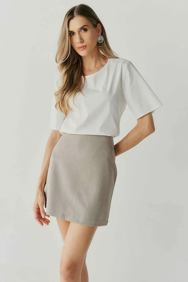 Blusa Tricoline Mg Curta Basica-Imagem 11