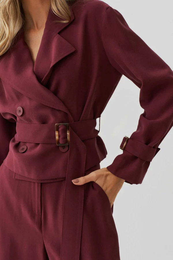 Casaco Alf Viscose Trend Coat-Imagem 7