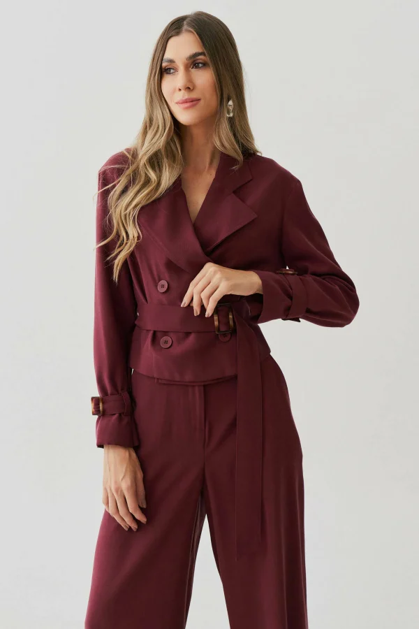 Casaco Alf Viscose Trend Coat-Imagem 8