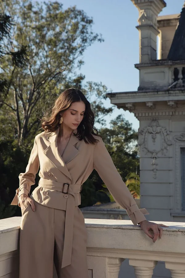 Casaco Alf Viscose Trend Coat-Imagem 9