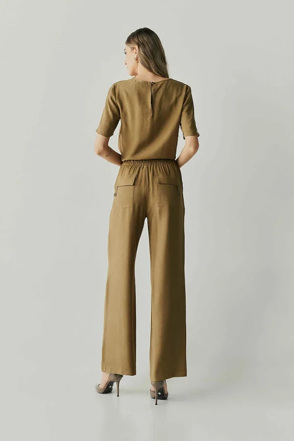 Blusa Alf Viscose Dec V Mg Curta-Imagem 2