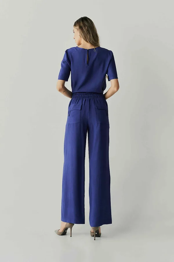 Blusa Alf Viscose Dec V Mg Curta-Imagem 7