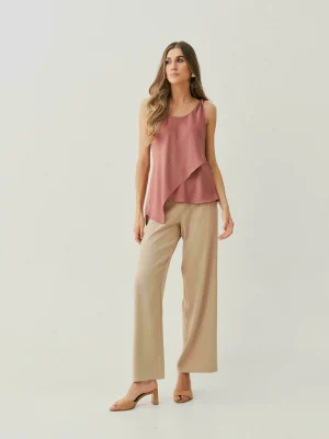 Regata Satin Listra Assimetrica