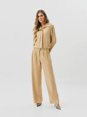 Jaqueta Over Alf Viscose Lapela Bolso
