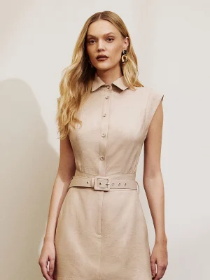 Camisa Cropped Twill C/Recort