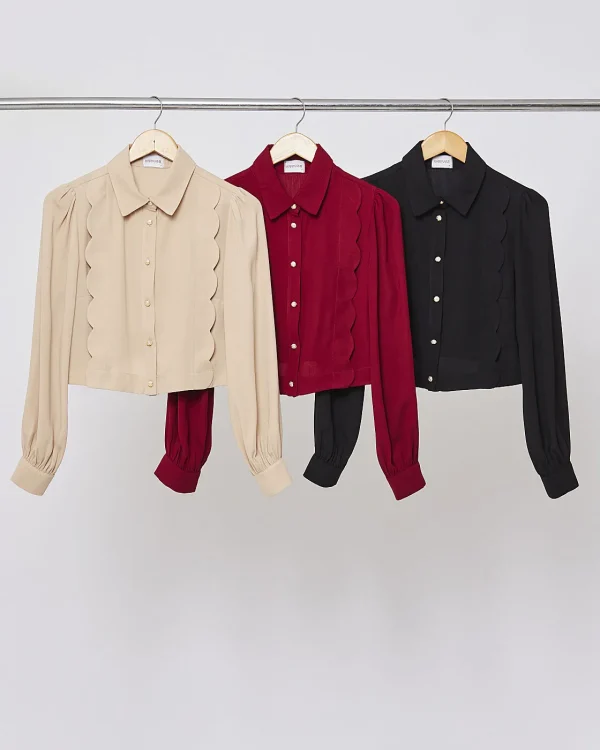 Cropped Crepe C/Det Onda-Imagem 3