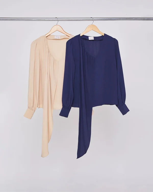 Blusa Crepe C/Det Gola-Imagem 2