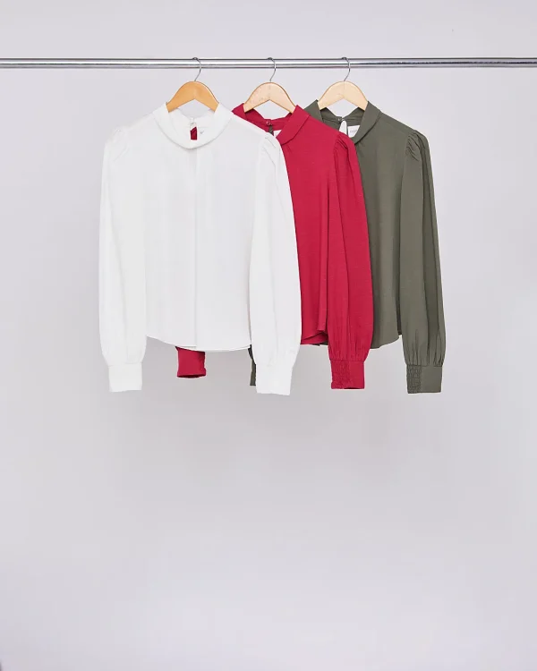 Blusa Viscose C/Gola Dobrada-Imagem 4