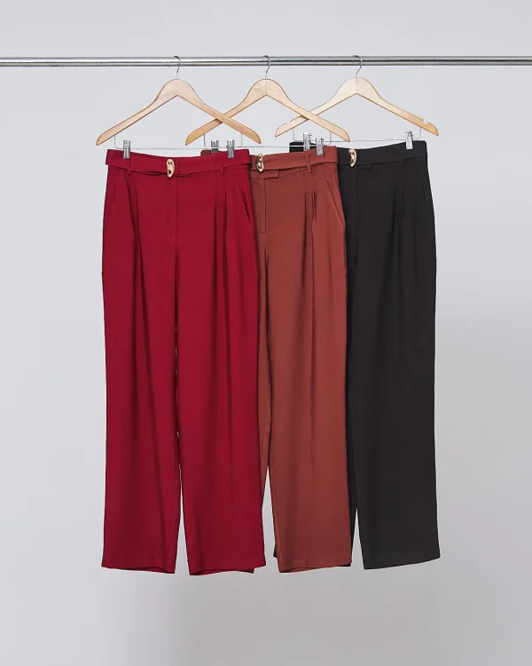 Calca Reta Twill C/Faixa-Imagem 3