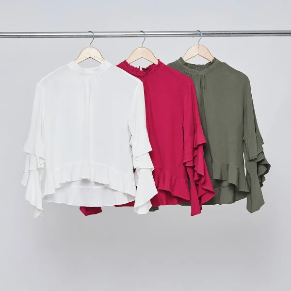 Bata Viscose C Babados-Imagem 3