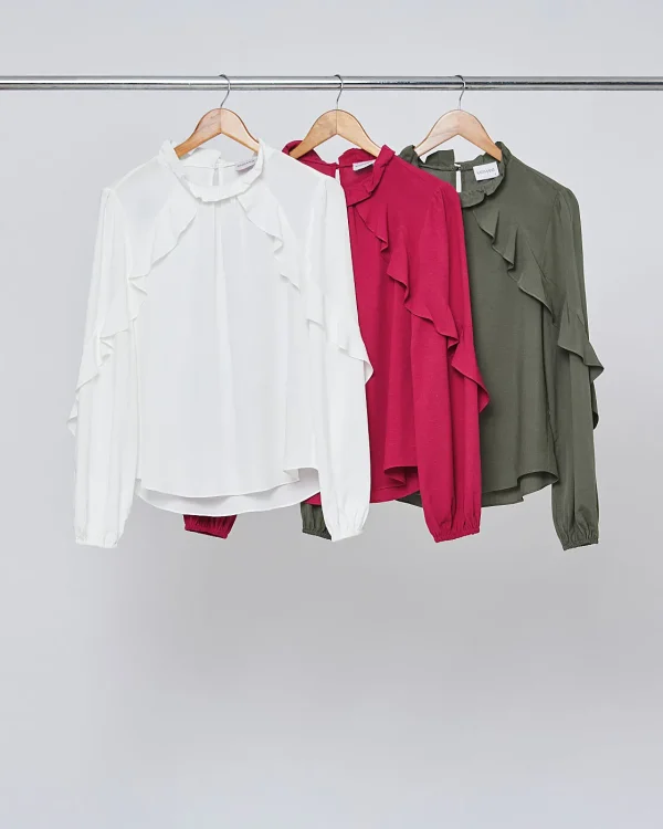 Blusa Viscose Det Babados-Imagem 3