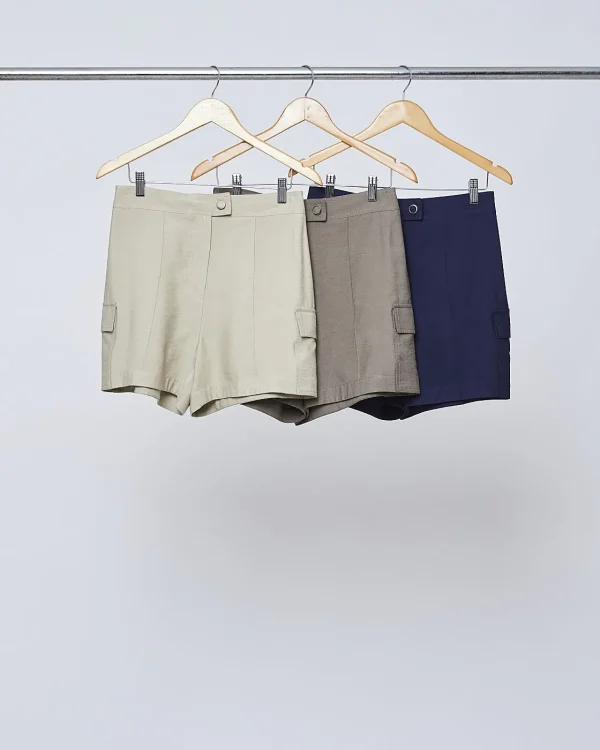 Shorts Twill C/Bolso Cargo-Imagem 2