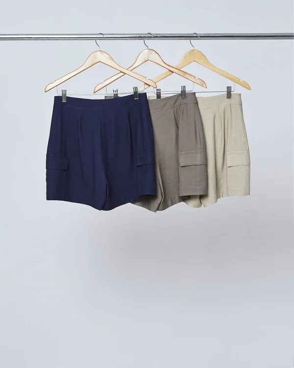 Shorts Twill C/Bolso Cargo-Imagem 4