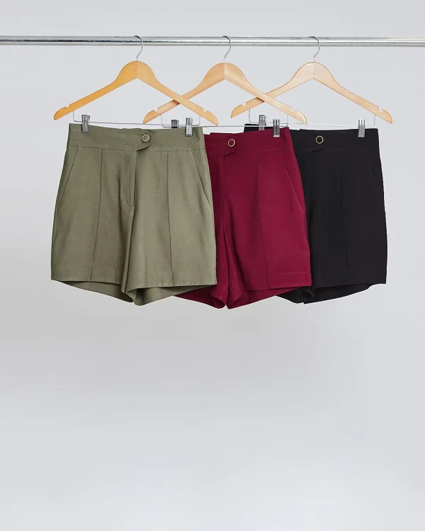 Shorts Twill Com Botao Forrado-Imagem 4