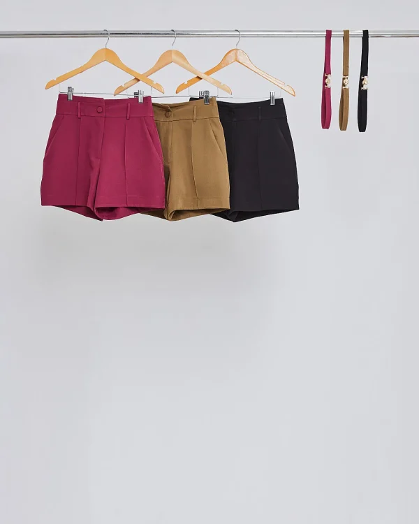 Shorts Alf Det Faixa Com Fivela-Imagem 3