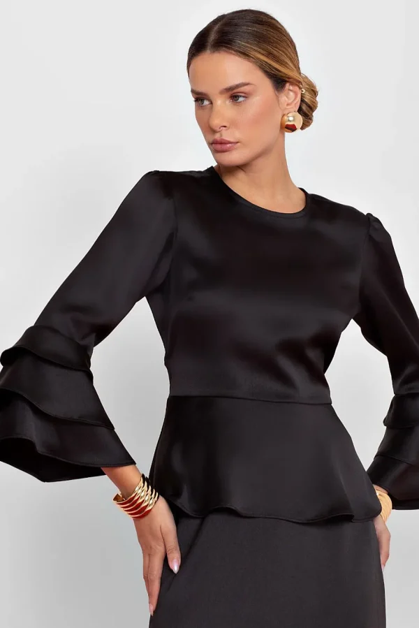 BLUSA MANGA LONGA SINO CETIM
